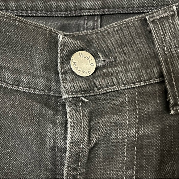 Nudie Lean Dean in Dry Cold Black Size 30 - Picture 4 of 6